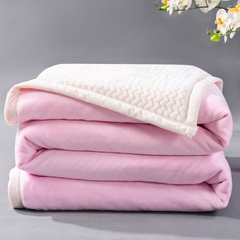 毛毯加厚双层夏季单人双人珊瑚绒法兰绒毯子床单空调毯盖毯毛巾被