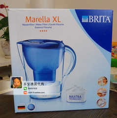 【现货】德国Brita滤水壶 碧然德滤芯滤水壶净水器Marella3.5L