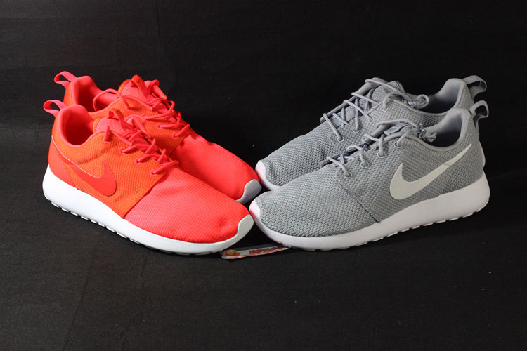 正品 耐克 nike rosherun 男子运动灰色网面跑鞋 511881-023 663