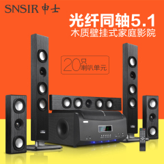 SNSIR/申士 Y202A家庭影院5.1音响套装 客厅电视回音壁音箱壁挂