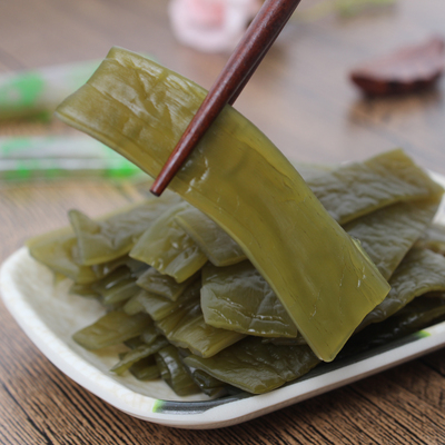 青岛特产 醋海带 银魂神乐醋昆布裙带菜茎 海味休闲零食50g