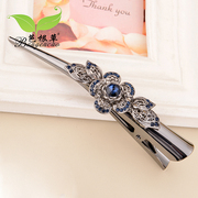 Hair Crystal Duckbill clip size Korea hair accessories hair tiara clip hair accessories hairpin clip Horn caught clip catch