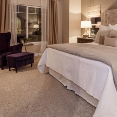 欧美纯羊毛客厅地毯简约卧室满铺床边大地毯茶几现代地毯定制纯色