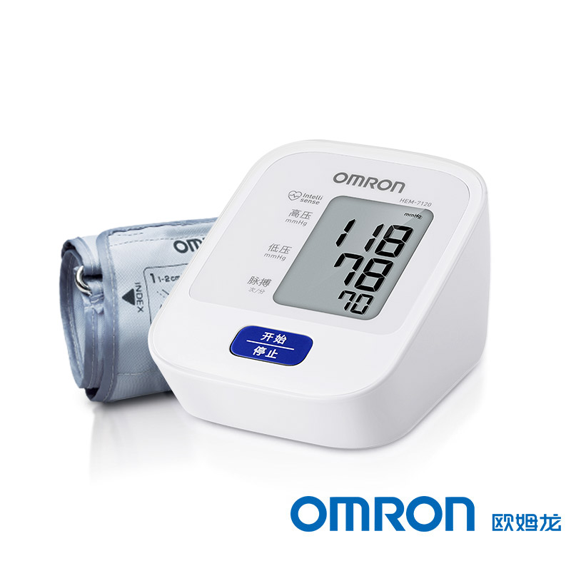 欧姆龙电子血压计HEM-7120 血压测量仪家用上臂式全自动血压仪产品展示图1