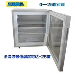 OURUN50L冰淇淋展示柜冷冻展示柜立式小冷冻柜冰淇淋展示柜