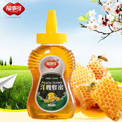 福事多 洋槐蜂蜜500g 深山纯野生农家自产 土蜂蜜