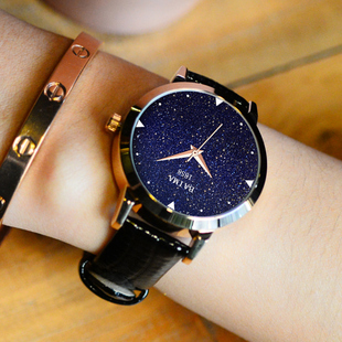 【佰玛】蓝晶石时尚潮流真皮女表