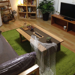 北欧风格丨日式家具纯实木白橡木榻榻米茶水桌子几木原木实木7739
