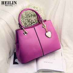 Hey Linda 2015 autumn peach sweet heart pendant new handbag fashion women's handbags mosaic diagonal shoulder bag