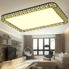 帝扬 LED吸顶灯客厅灯长方形大气现代简约卧室灯具调光鸟巢创意灯