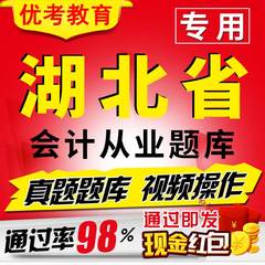 湖北省2017总统会计从业资格考试题库电算化实操视频课软件三科