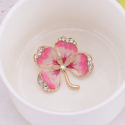 Good jewelry Cape vintage rhinestone buckle wild flower brooch clasp pin female pin brooch pin Korea