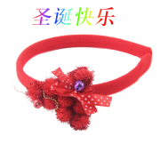 Baojing headband hair accessories Christmas Bell decoration