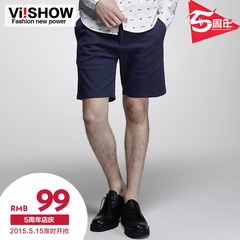 Viishow2015 summer dresses men's street fashion plus size men's casual pants new shorts five pants Capris