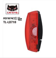 CATEYE猫眼LD-710R尾灯USB充电LED自行车爆闪尾灯