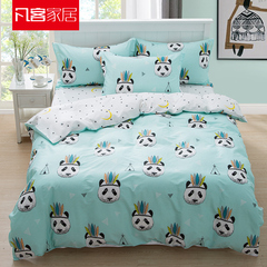 床笠四件套纯棉全棉卡通床上被单被套床单1.5m/1.8m米床罩可定做