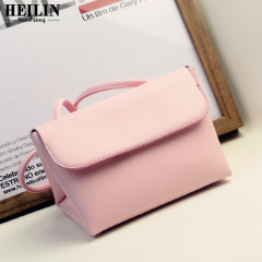 Hey, Linda bag minimalist geometry of the triangle bag Korea fashion shoulder bag versatile mini bags flip packet