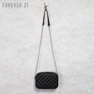 菲拉格慕21h006 仿皮菱格紋衍縫單肩包斜挎包 Forever21 菲拉格慕21c368