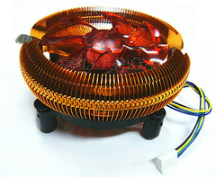 镀铜多平台散热器风扇 通用于775 1155 1156 1150 等cpu主板散热