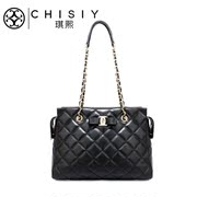 Qi XI women bags handbags leather shoulder bag bale bulk rhombic chain for 2015 in autumn and winter the new simplicity