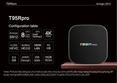 T95R PRO S912 八核 kodi 2g16g 机顶盒高清播放器 网络电视盒box