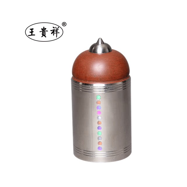 王贵祥彩灯闪光夜光健身成人儿童中老年不锈钢合金头风铃陀螺专卖