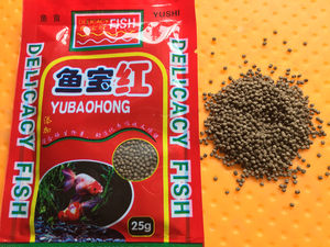 特价 鱼宝红小包鱼饲料 鱼食 小粒 适合不同热带鱼和金鱼的喂养