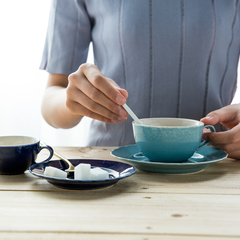 亿嘉欧式创意陶瓷器咖啡杯碟套装牛奶杯子红茶杯水杯简约家用包邮