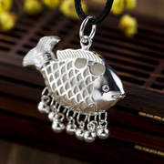 Very Thai carp wild female silver fringed new 925 Silver jewelry pendant wave