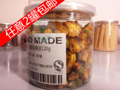 休闲罐装食品 香酥青豆鱼排120g 补钙 香脆青豆鱼骨头