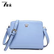 Princess handbag fall 2015 European fashion for new wing bag Crossbody oil leather Sling bag