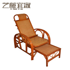 植物藤睡椅躺椅折叠椅午休椅藤编椅午休床压板椅藤椅休闲椅老人椅