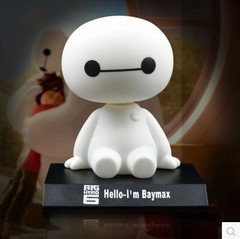 超能陆战队Baymax大白车饰汽车摆件车载摇头娃娃公仔玩具卡通