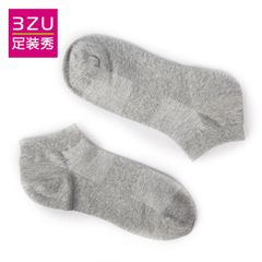 3ZU足装秀 全棉抗菌除臭运动船袜 秋冬必备 运动简约时尚透气