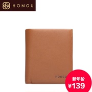 Honggu Hong Gu authentic 2015 classic leather men wallet purse leather wallets 6502