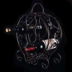 特价包邮欧式铁多瓶装艺红酒架 7瓶装红酒架 创意装葡萄酒架