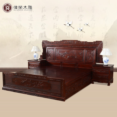 伟荣木雕WR-H204质量怎么样,红木家具红酸枝