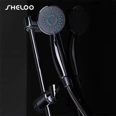 SHELOO希洛375三功能 淋浴花洒喷头 手持电镀淋浴喷头莲蓬头