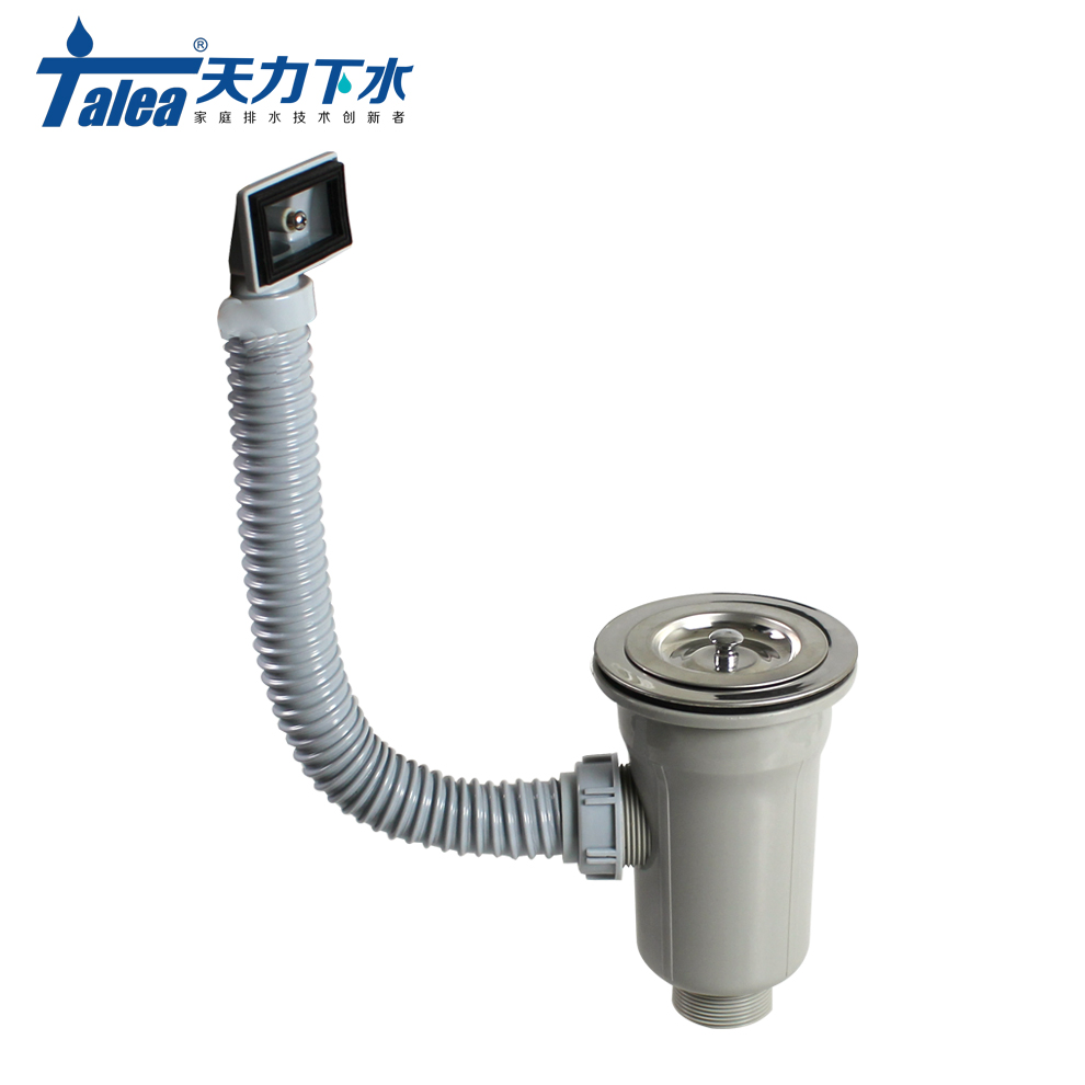 Φ114mm防臭一体式不锈钢水槽下水器洗菜盆配件高长提篮落水包邮在类目 家装主材, 厨房, 水槽配件, 水槽下水器中 - 来自Buy2taobao.com提供专业的淘宝代购服务