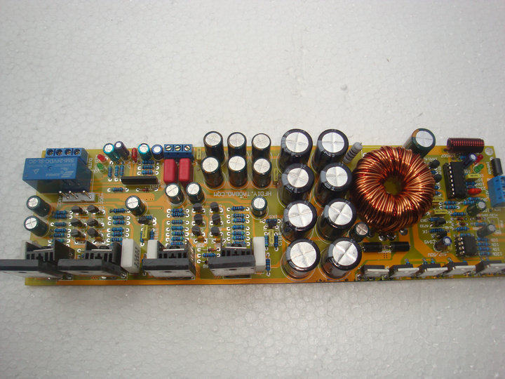 直流12v免调试后级分立元件120w120w功放板发烧精品