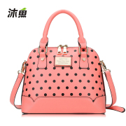 MU-fish bag 2015 shell bag new handbag tidal casual polka dot bags diagonal package women baodan shoulder bag