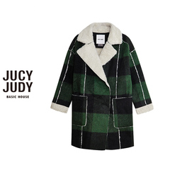 Jucy Judy百家好秋冬新款时尚休闲加厚外套大衣女JPRF727J