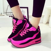 Fall 2015 new Korean student casual shoes, thick-soled sneakers women Forrest shoes women's shoes platform running shoes wave