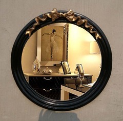 新款美式现代欧式蝴蝶结美容镜浴室镜卫浴镜豪华壁挂玄关装饰镜子