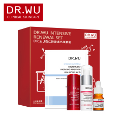 DR．WU/达尔肤杏仁酸焕肤亮颜套装 化妆水精华液精华乳 drwu