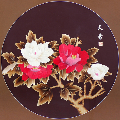 非遗传承人袁月英 麦草画 天香