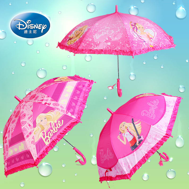 學生雨傘女童迪士尼公主女孩自動雨傘兒童小學生下雨幼兒可愛長傘
