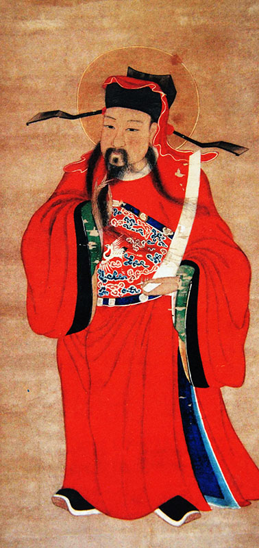 画像复制神像隍尊城隍清代原作贴画挂画招财其他工艺饰品
