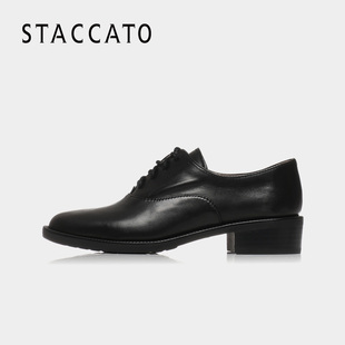 gucci戒指圖片大全 STACCATO 思加圖2020春季新款英倫風平底方根女單鞋9RA88AM7 gucci戒指大了