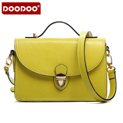 Doodoo Candy-colored flashes in autumn fashion leisure baodan shoulder bag slung parcel diagonal bag